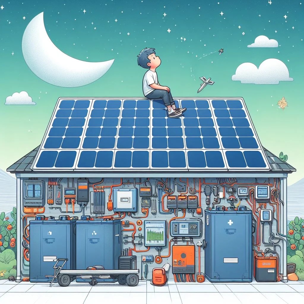 How many batteries required for 10kW solar inverter system