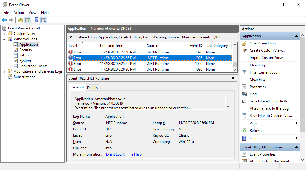 Q&A How do I Restart a Windows Service when an Event is Reported