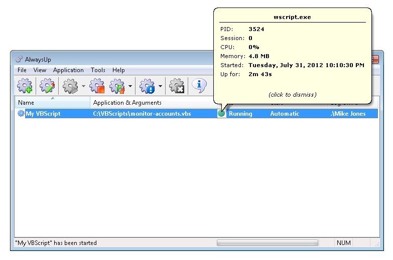 How to run any VBScript (*.VBS) as a Windows 8/20127/2008/Vista/2003/XP