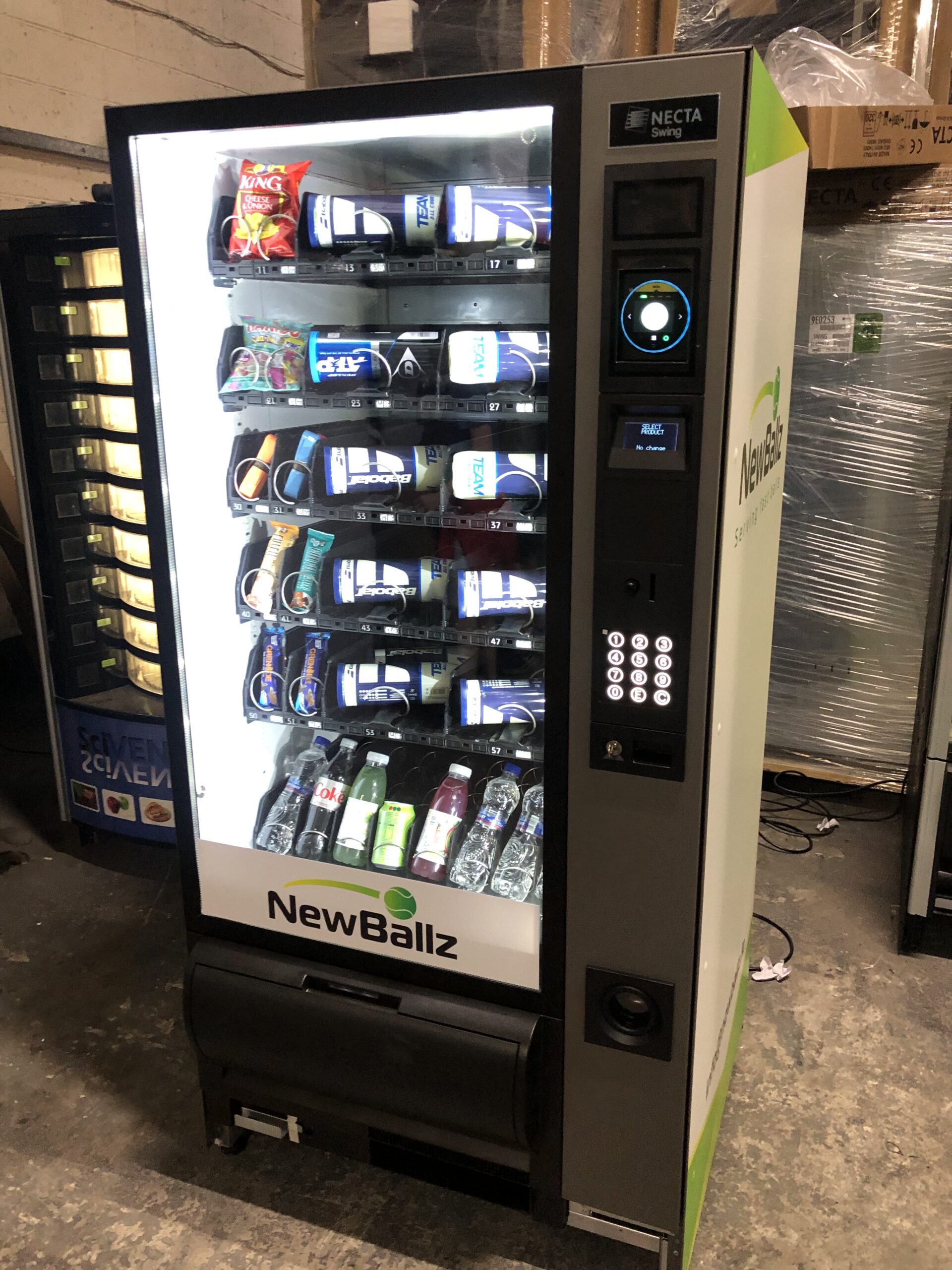 TB2000 TENNIS BALL VENDING MACHINE CoreVend