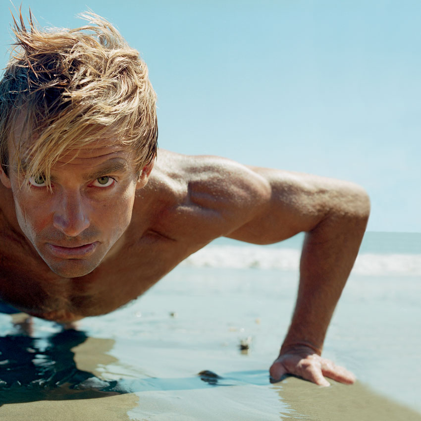 The Icon Laird Hamilton in Malibu, California. CoreWalking
