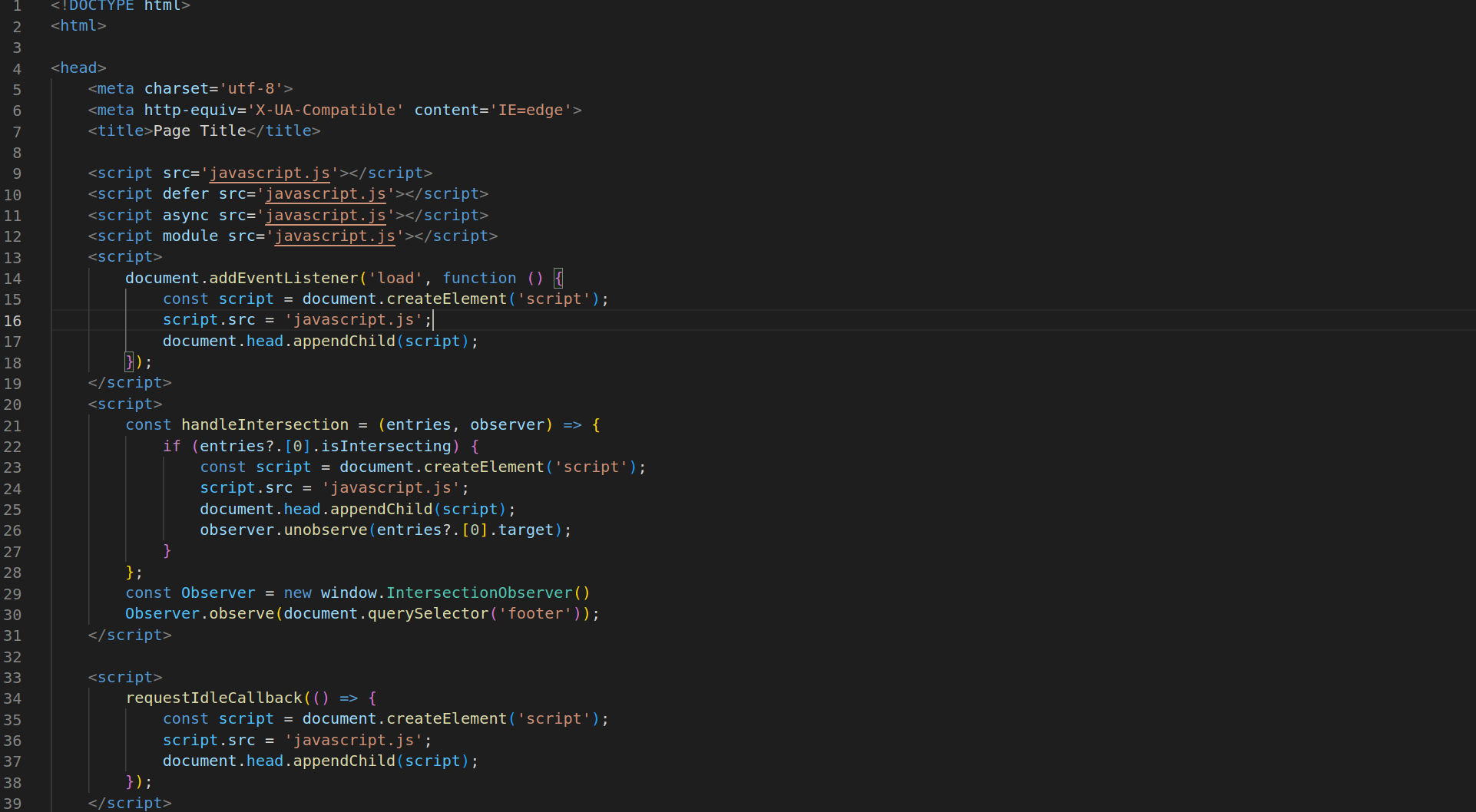 14 methods to defer or schedule JavaScript