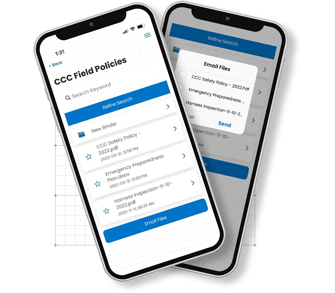 Digital Construction Binders Corfix Binder App