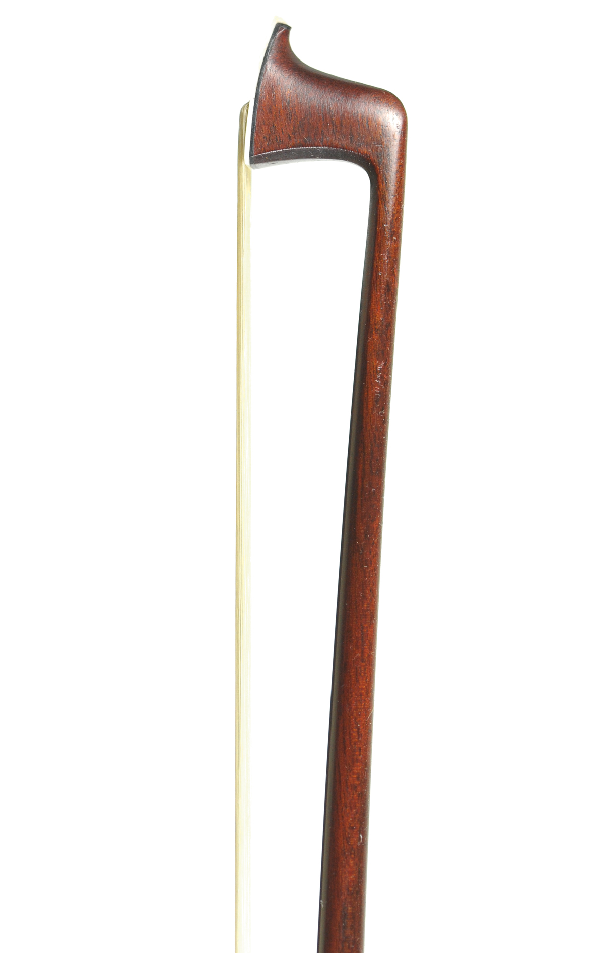 Charles Nicolas Bazin fine silver mounted violin bow, c.1885, after