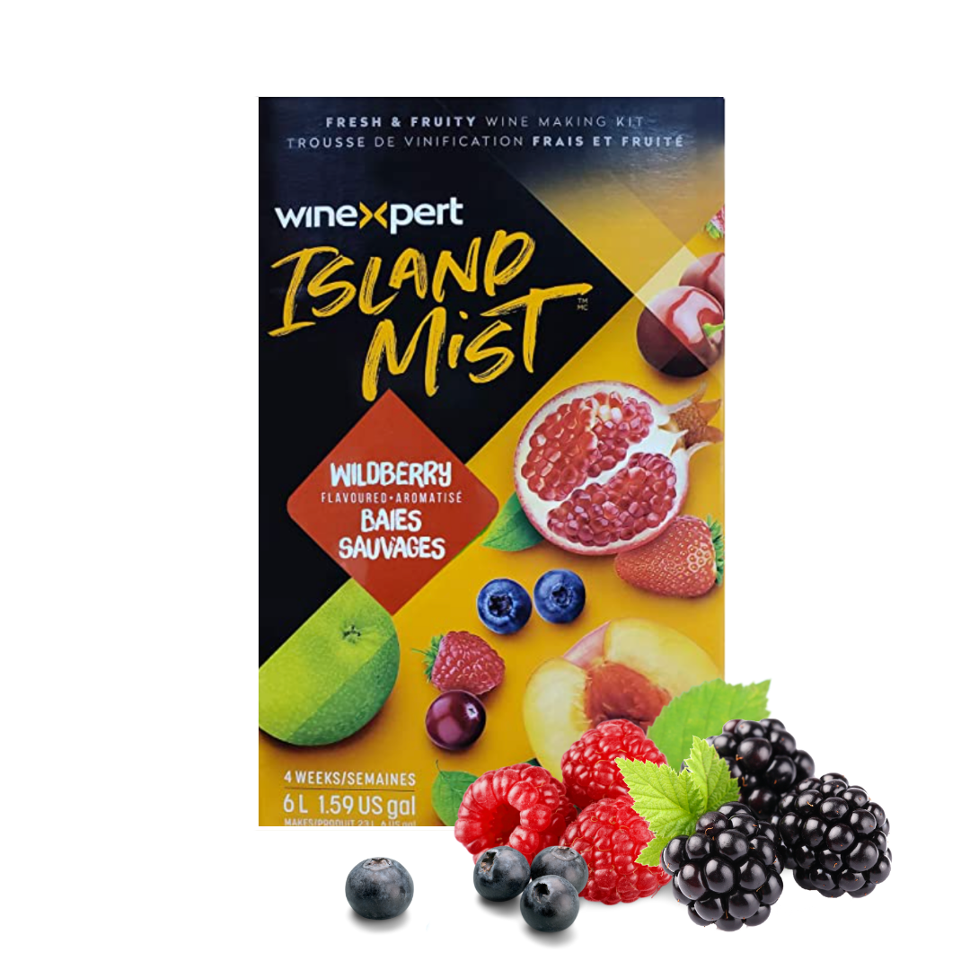 Island Mist Wildberry Fruit Wine Take Home Wine Kit