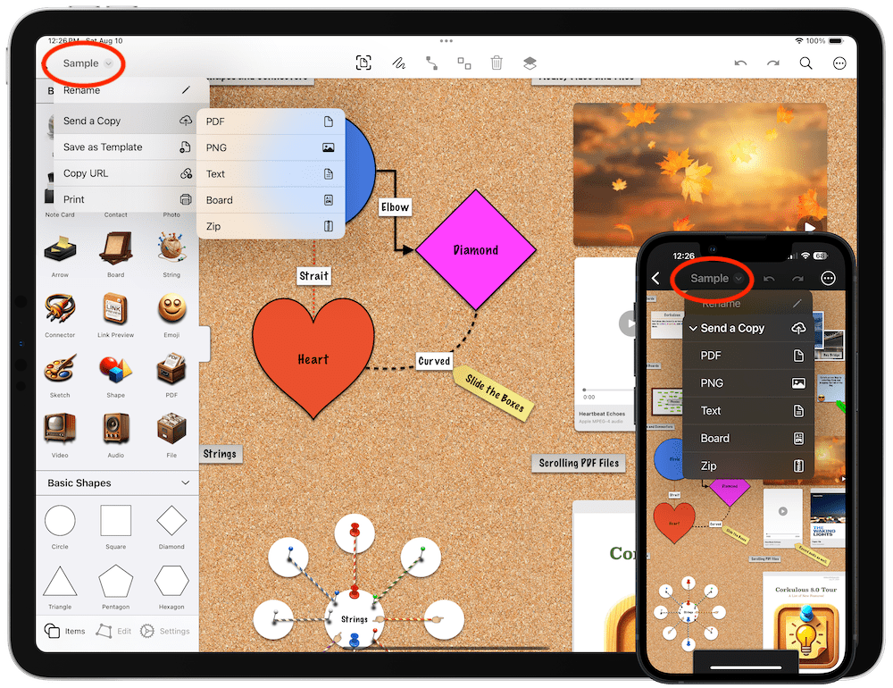 Corkulous A Corkboard app for iOS, iPadOS and macOS