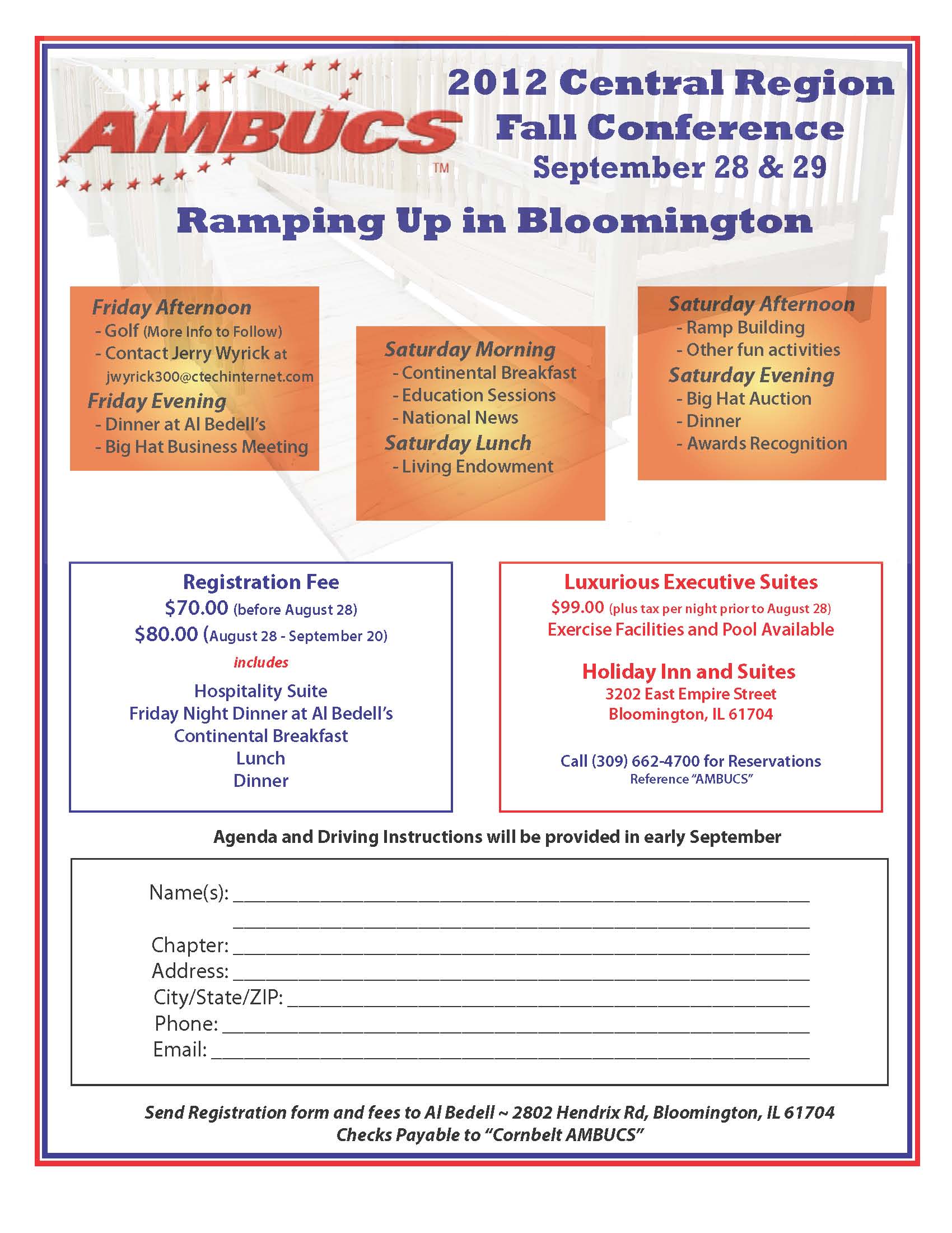 Central Region Fall Conference Cornbelt Chapter of National AMBUCS