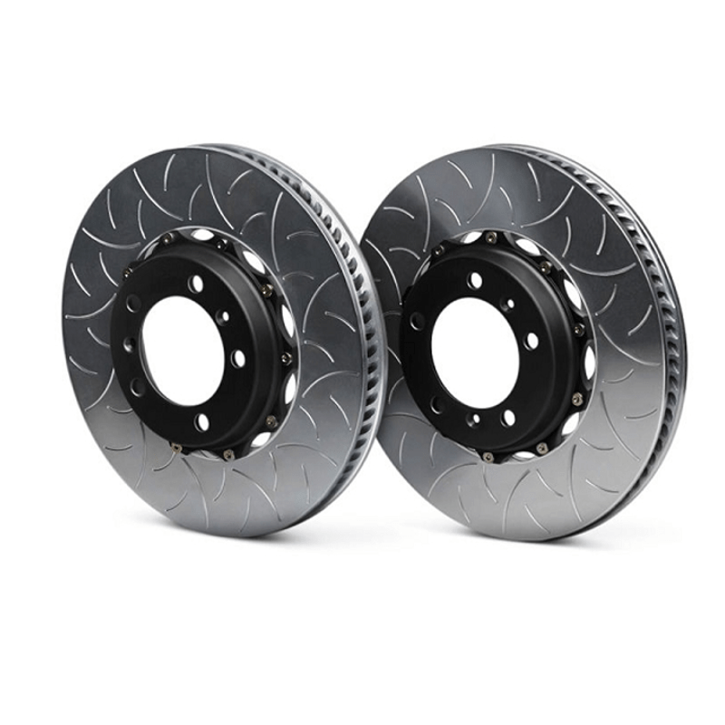 Brembo Type III Rear 2Piece Rotor 2012+ Nissan GTR R35 Corner3