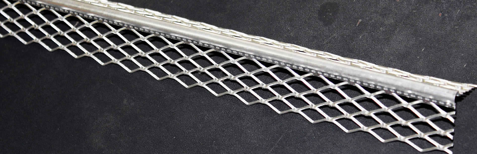 Corner Bead in Stainless or Galvanized Expanded Perforated Sheet