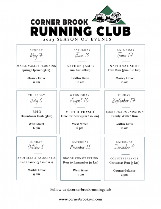2023 Season of Events › Corner Brook Running Club