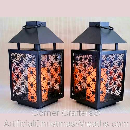 LARGE DECORATIVE LANTERNS FALL WREATHS