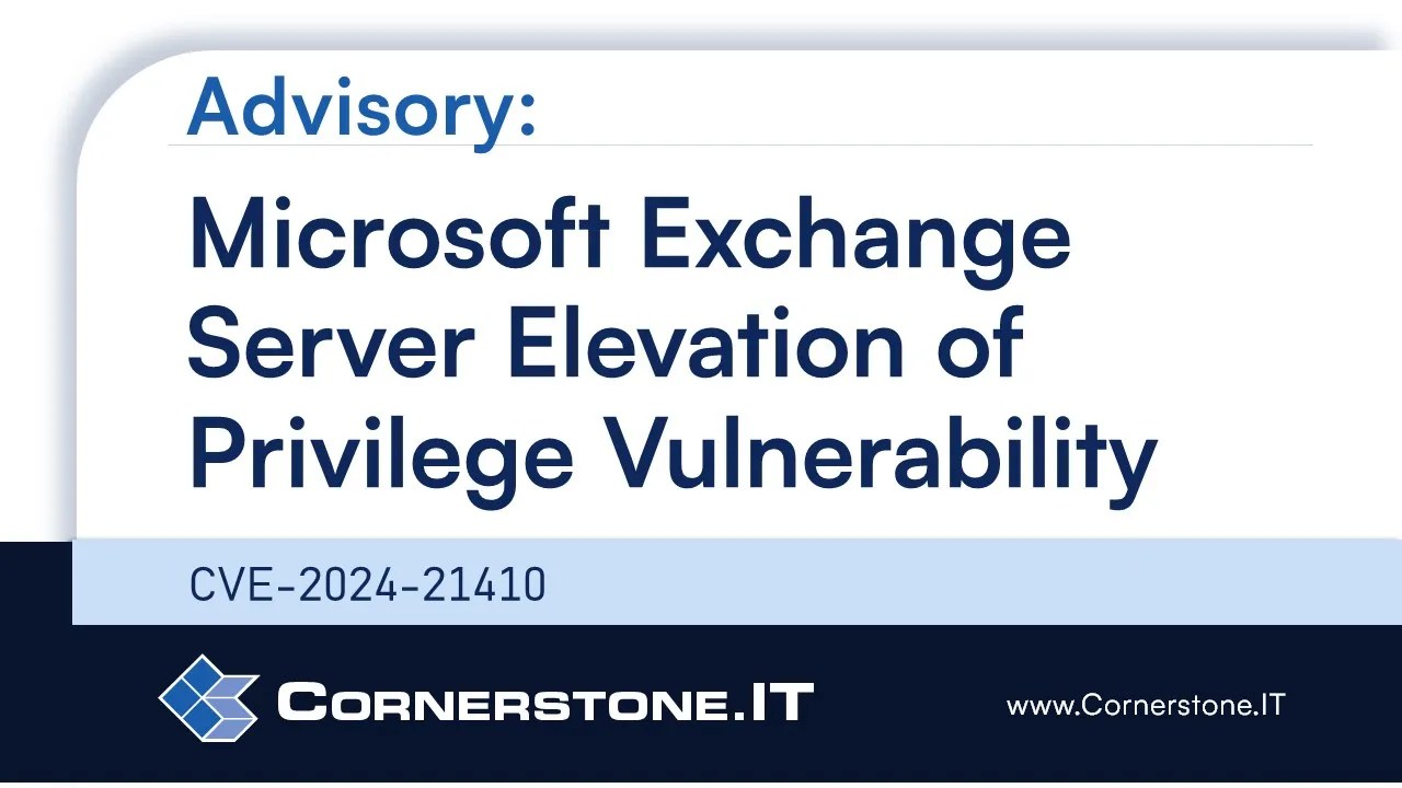 Microsoft Exchange Server Elevation of Privilege Vulnerability