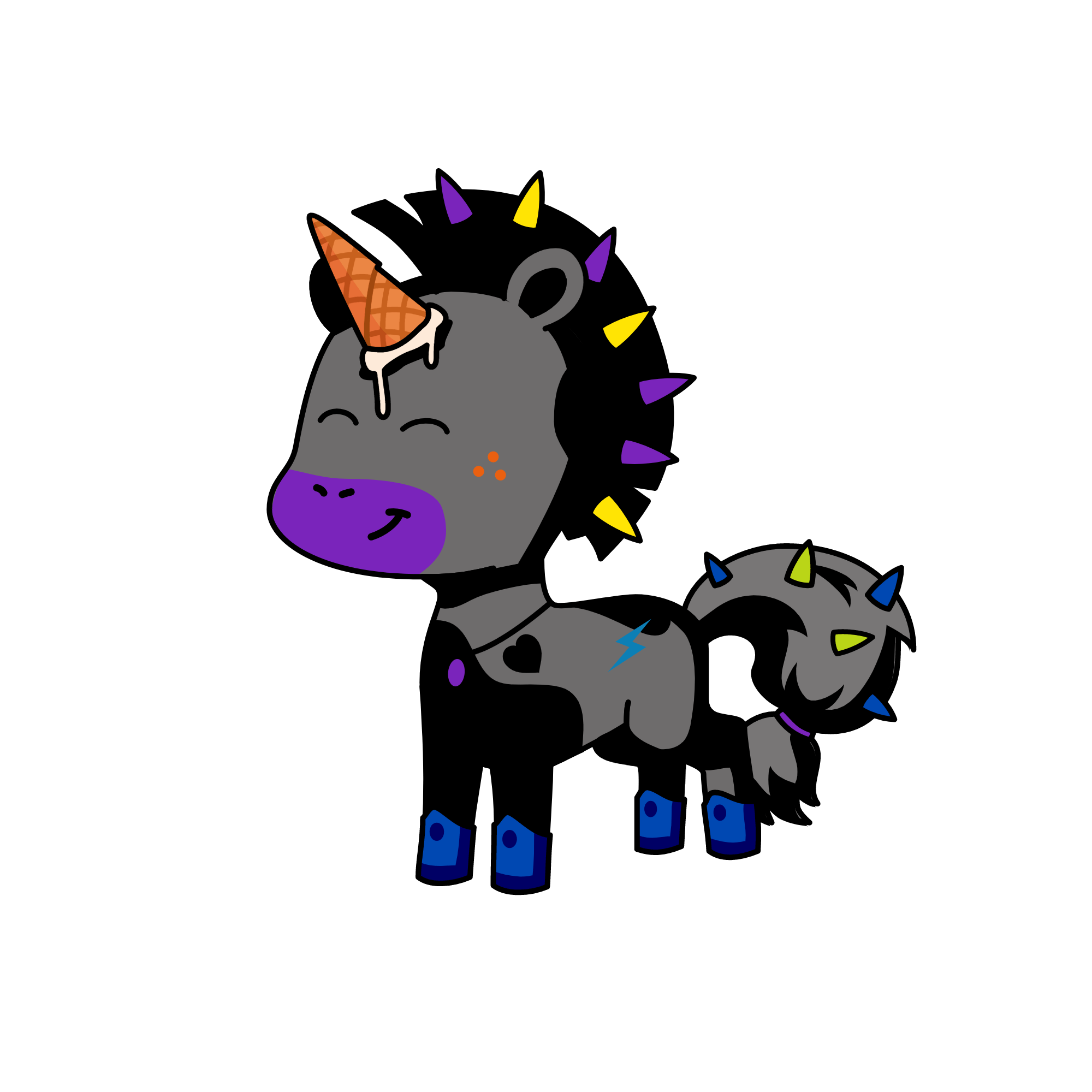 Lobito Hijo Menor De Lobo Y Hermano Menor De Lobita A Younicorn Friend Of Lili On Cornify