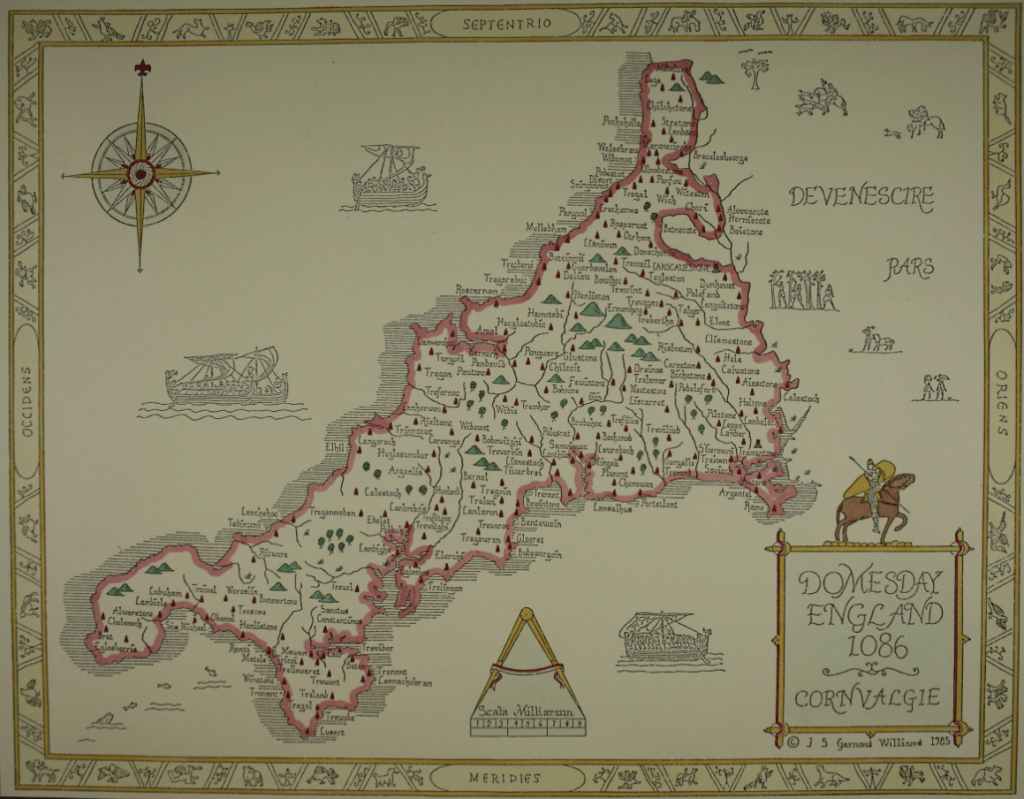 Cornwall Family History Society » Domesday Map 1086 (JPG)