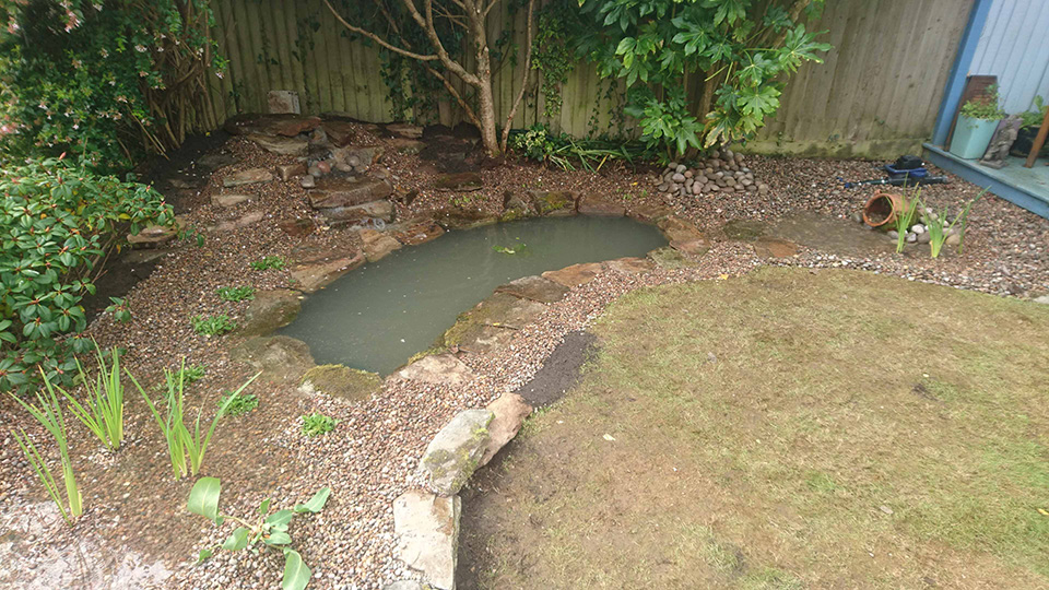 Garden Ponds Cornwall, Pond Landscaping Cornwall, Pond Building
