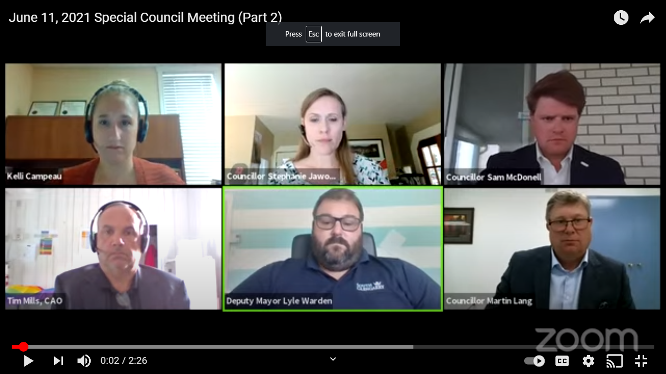 Prevost takes six month leave, removed as SDG Warden