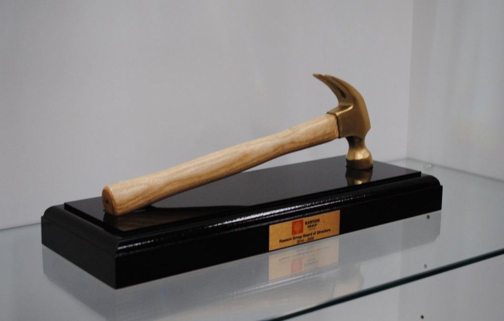 Gold or Silver Hammer Award Corporate Awards & Trophies