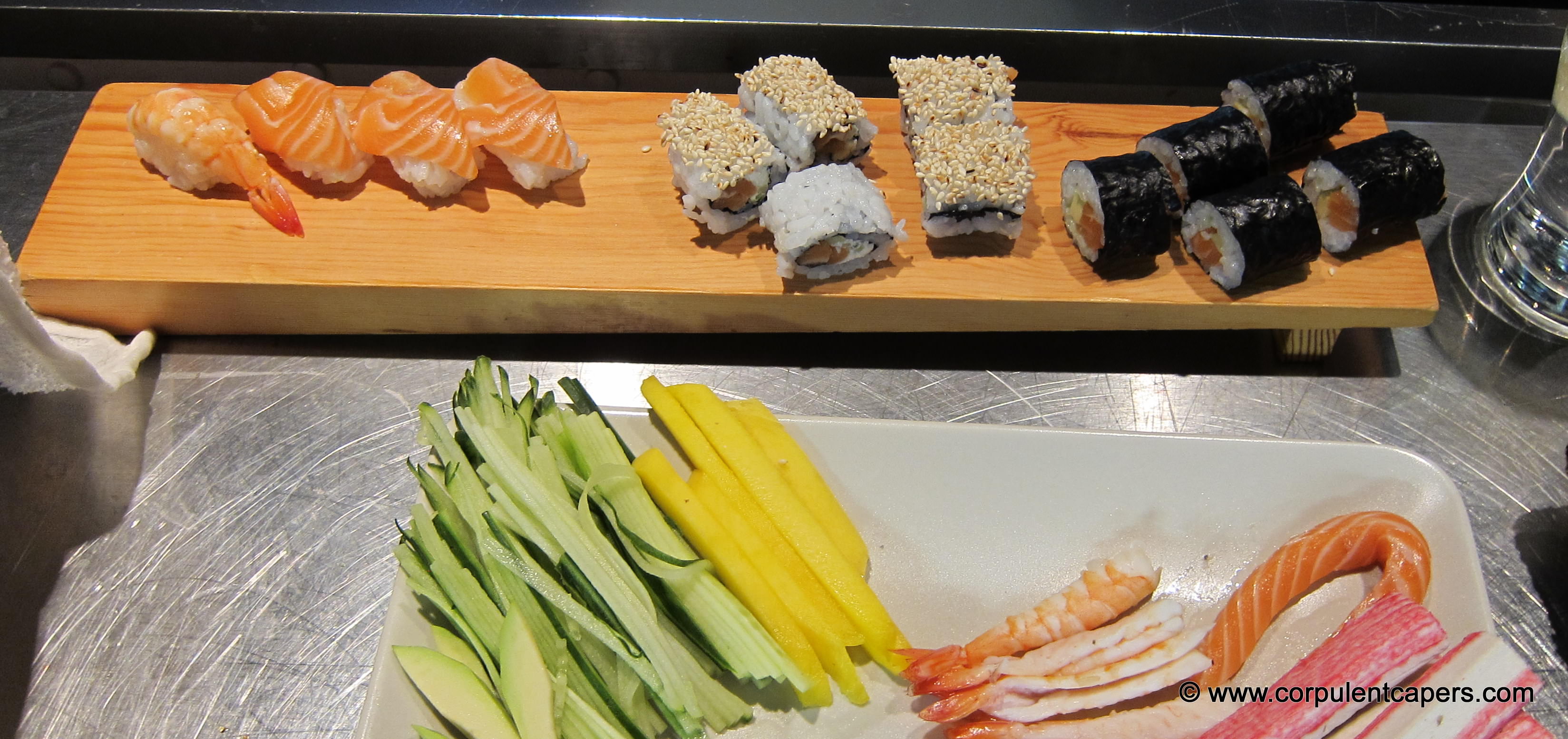 Corpulent Capers » Sushi Masterclass Red Hot World Buffet Cardiff