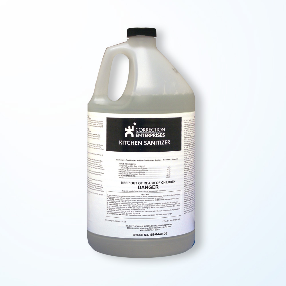 Kitchen Sanitizer Correction Enterprises