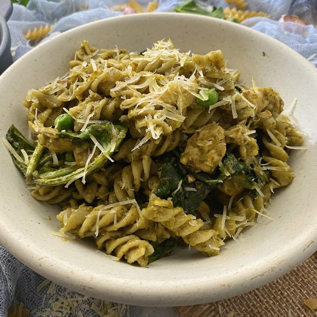 Instant Pot Pesto Chicken Pasta Corrie Cooks