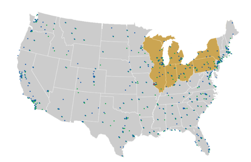 Locations Corrigan Logistics