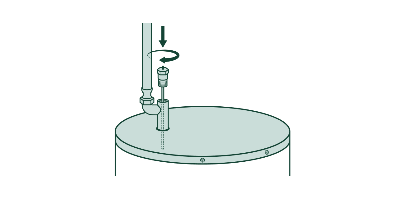 How To Install a Powered Anode Rod Inside BradFord White