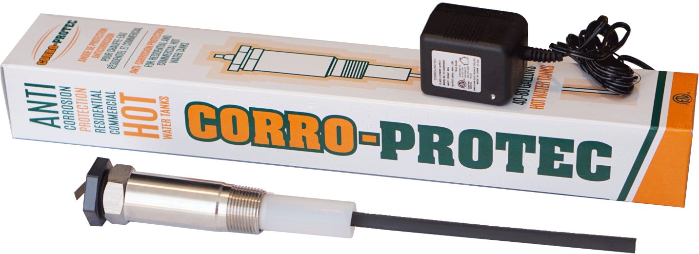 Powered Titanium Anode Rod Stops Sulfur Smell CORROPROTEC