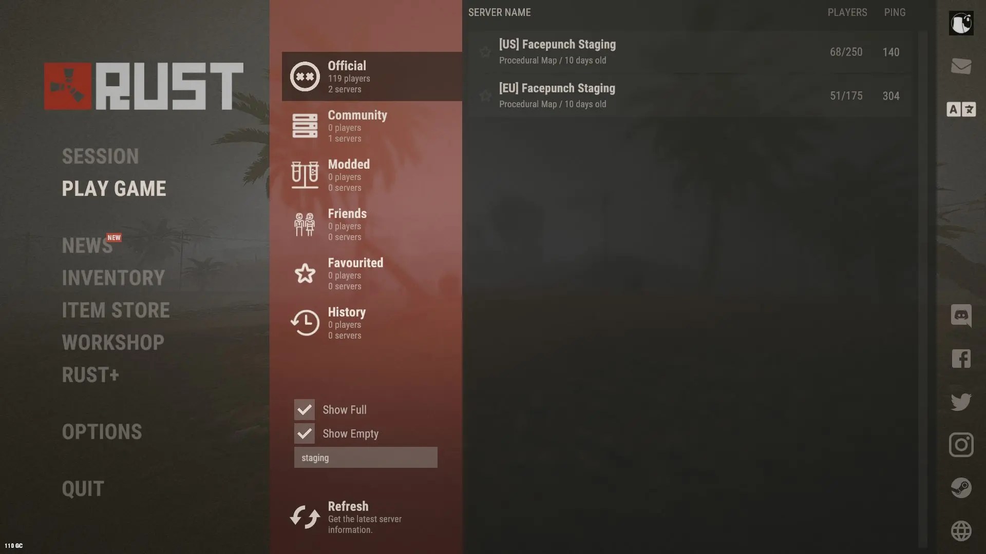 What is the RUST Staging Branch RUST FAQs