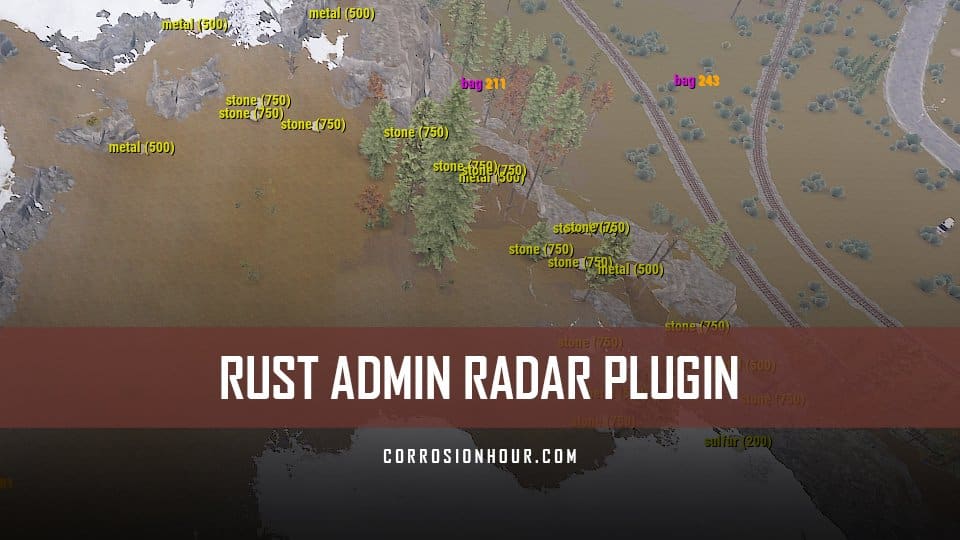 RUST Admin Radar Plugin (How to Install, Configure & Use)