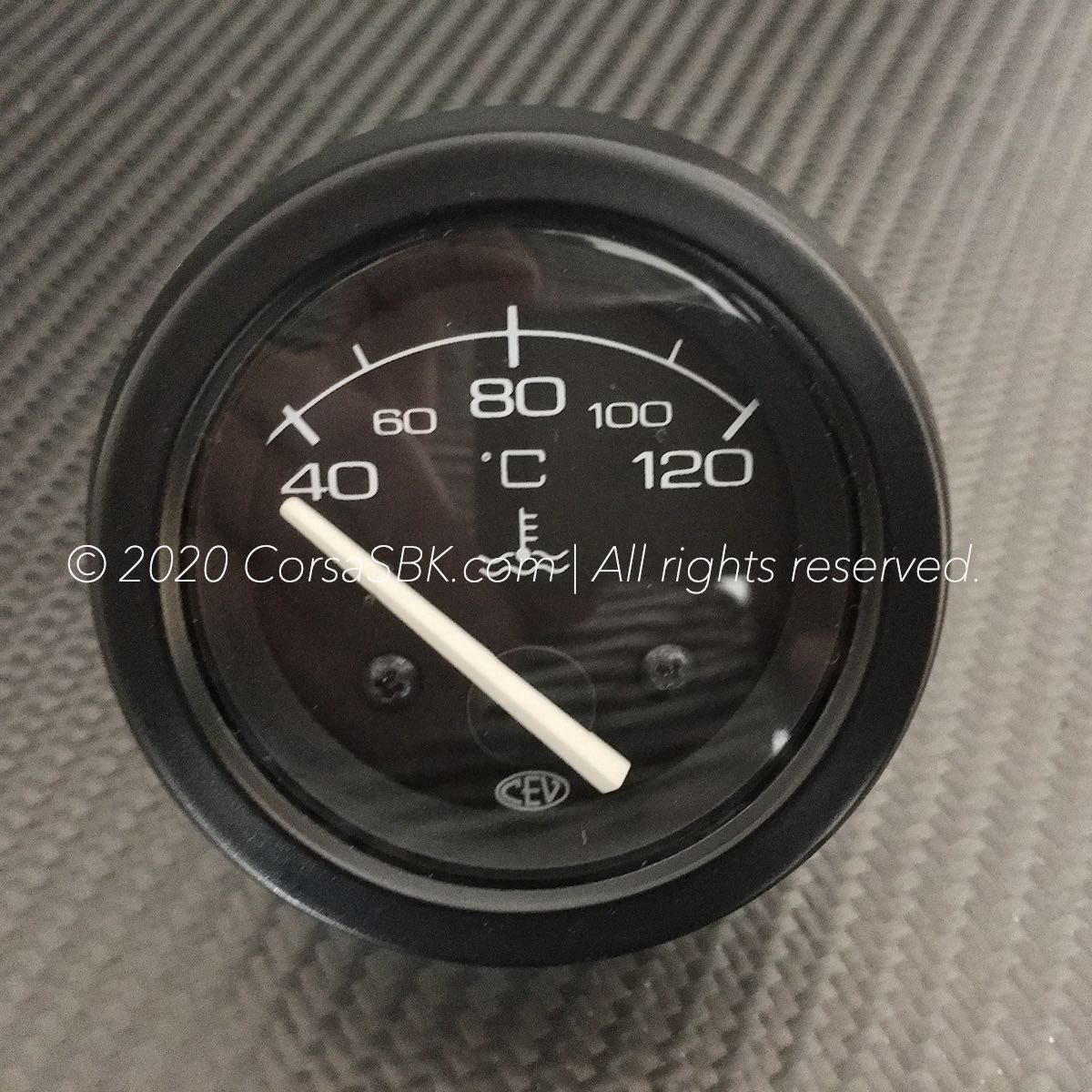 Ducati water temperature meter / gauge Celcius 748 916 996 998 40440061A