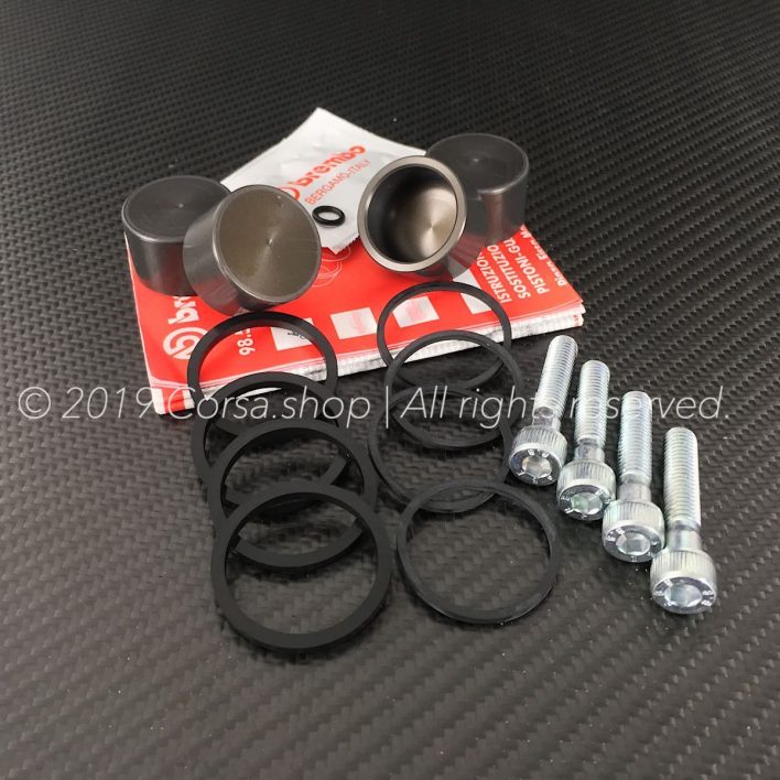 Brembo P4 32D (Ø 32mm) brake caliper piston seal repair kit