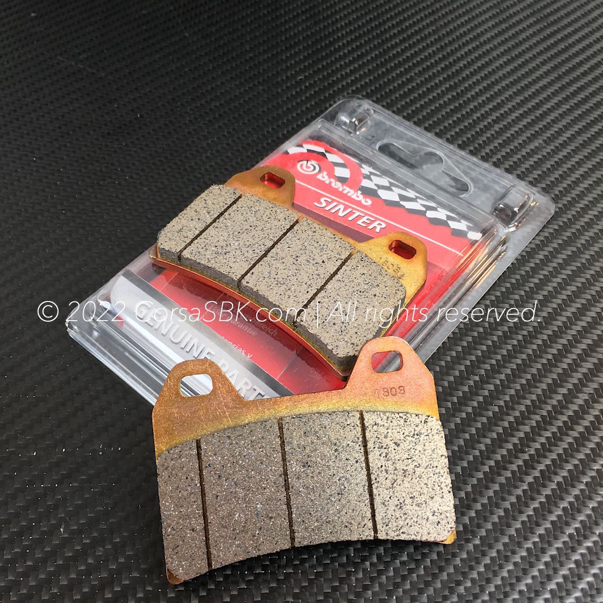 Brembo P4 30/34 F sintered genuine TT2802 front brake pads Ducati