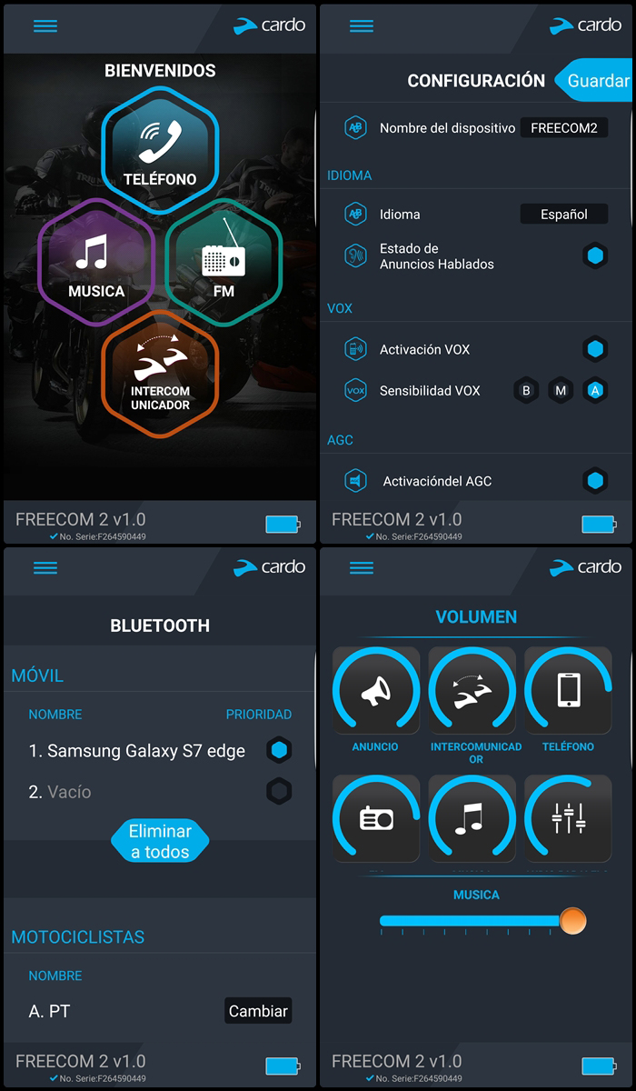 Nueva Cardo SmartSet v3.5 compatible con y SMARTH