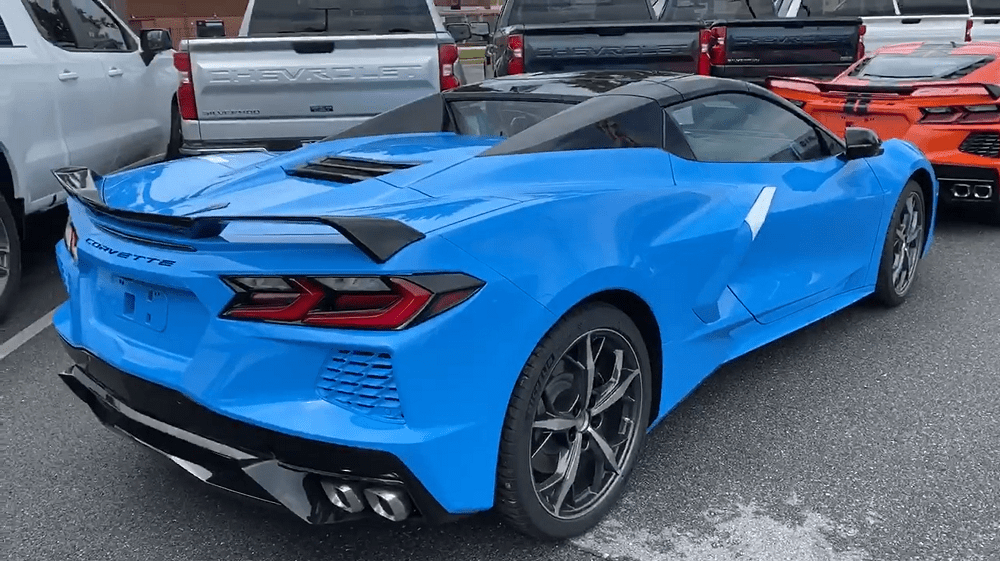 First C8 Corvette Convertible Finally Lands at Dealership