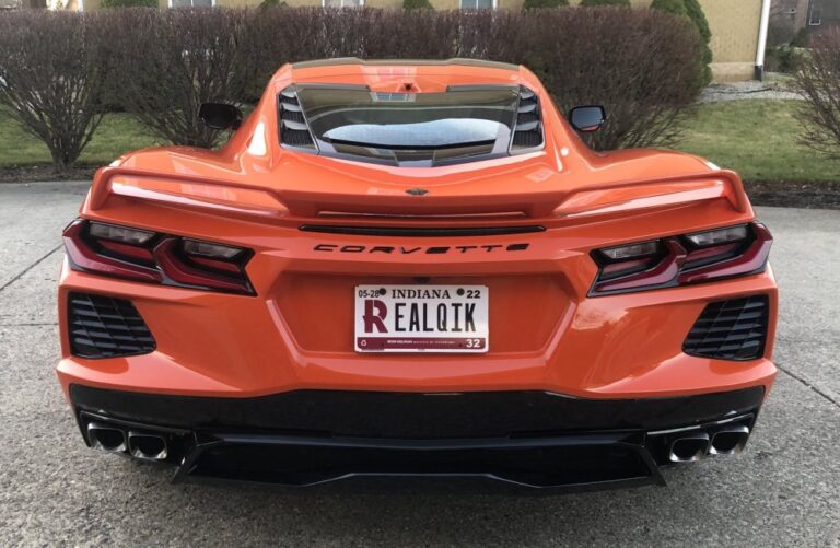 The Best C8 Corvette Vanity License Plates We've Seen So Far