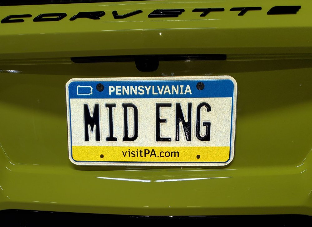 The Best C8 Corvette Vanity License Plates We've Seen So Far