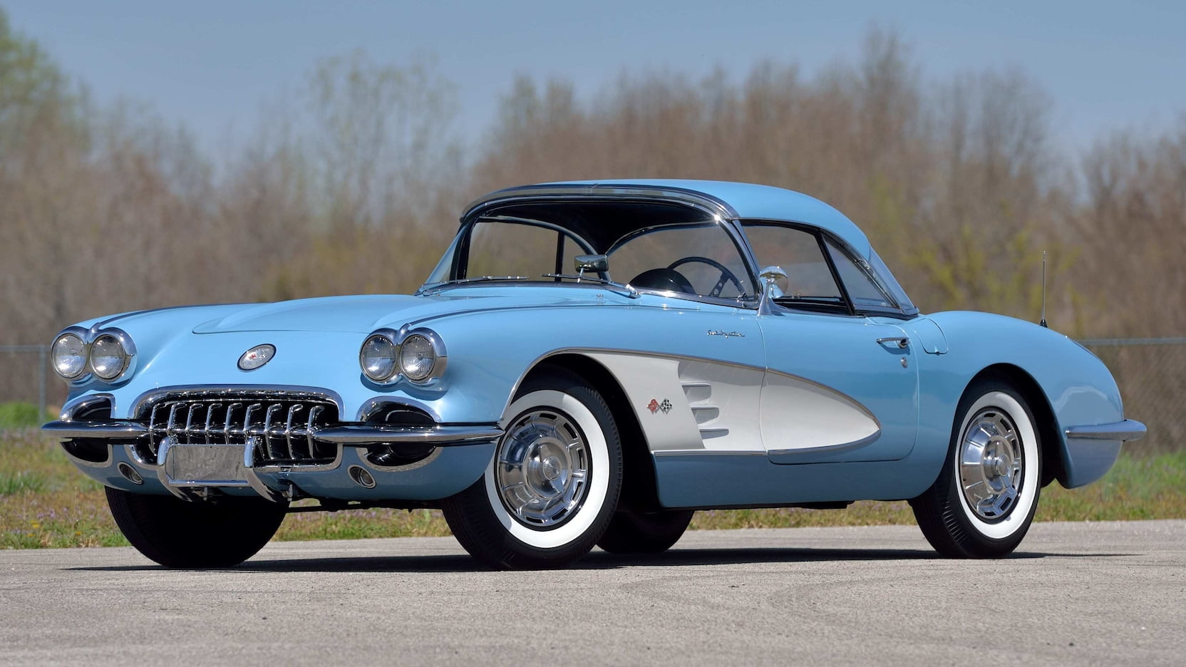 Horizon Blue 1960 Chevrolet Corvette