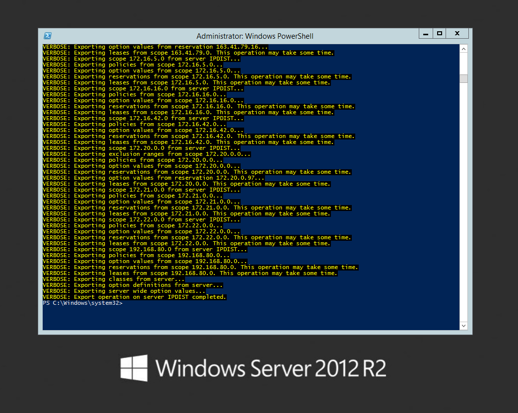 Migrating DHCP from Windows Server 2012 R2 to Server 2019 Cory Fiala