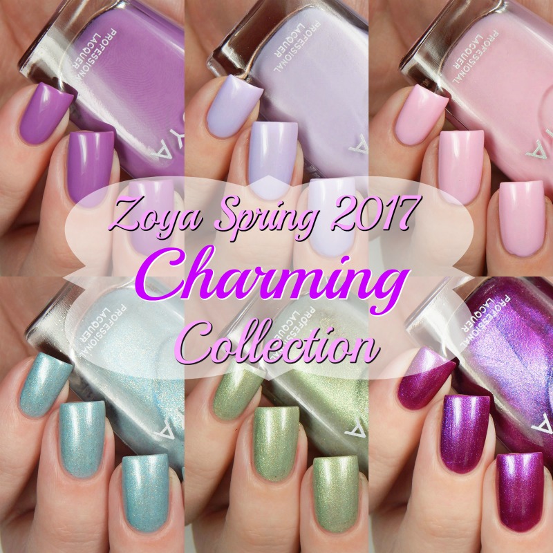 Zoya Spring 2017 Charming Collection Swatches and Review