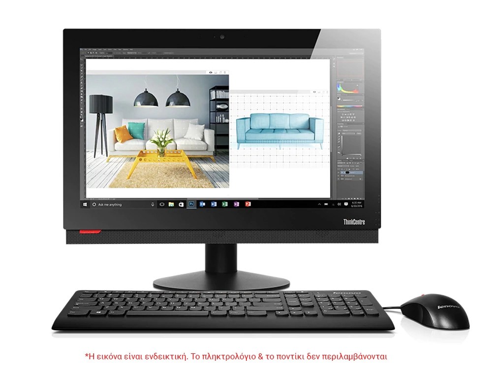 Lenovo ThinkCentre M810z AllinOne Οθόνη FHD 21.5" Intel Core i5 6xxx 8GB RAM 120GB SSD