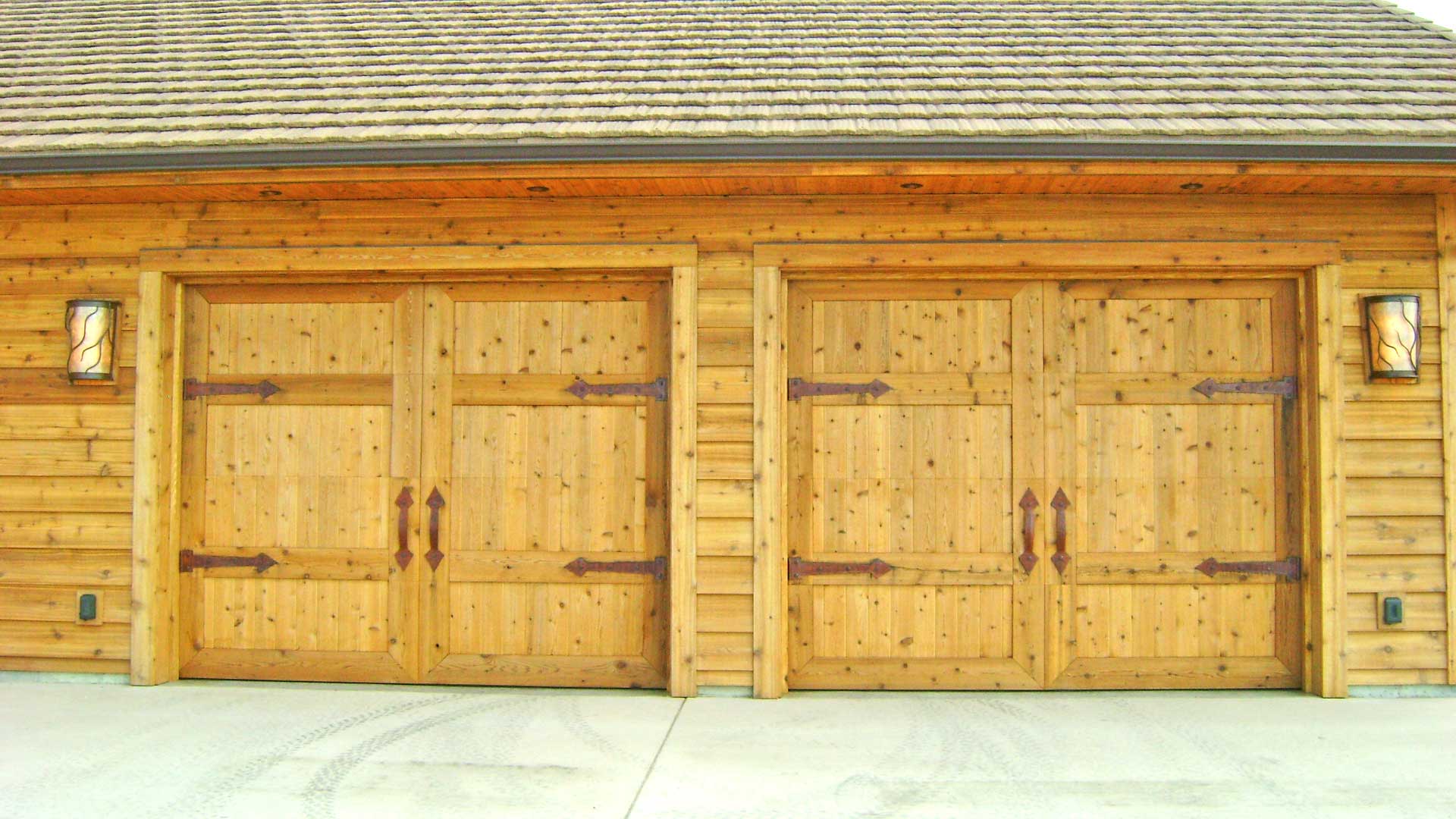 Custom Wood Garage Doors Cosner Construction