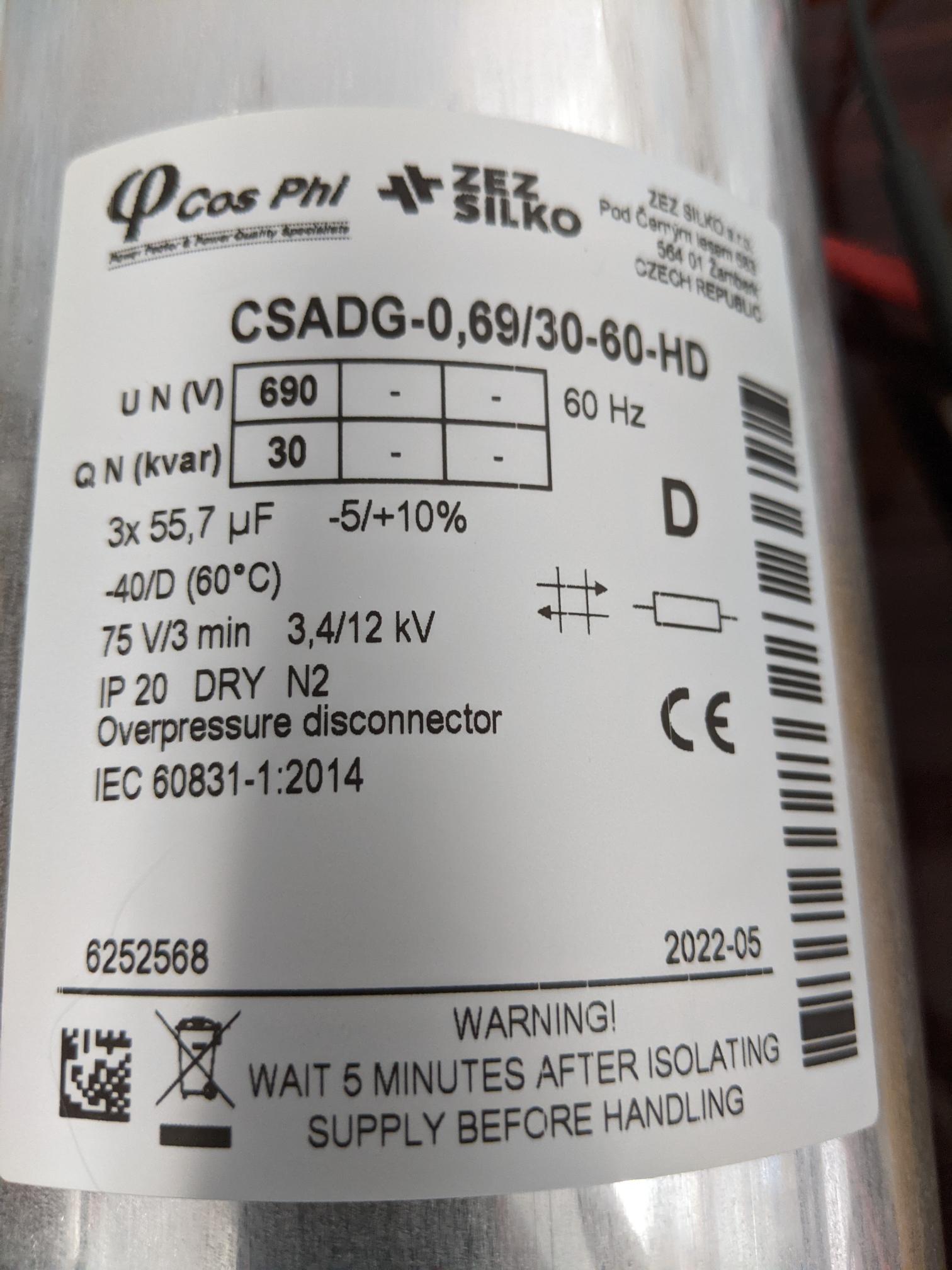 Cos Phi How to test Capacitors