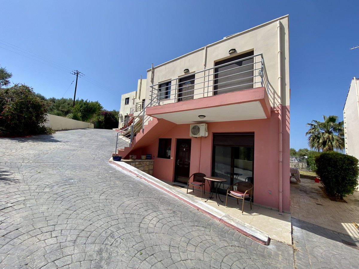 Lovely Apartment For Sale In Almyrida With Shared Pool