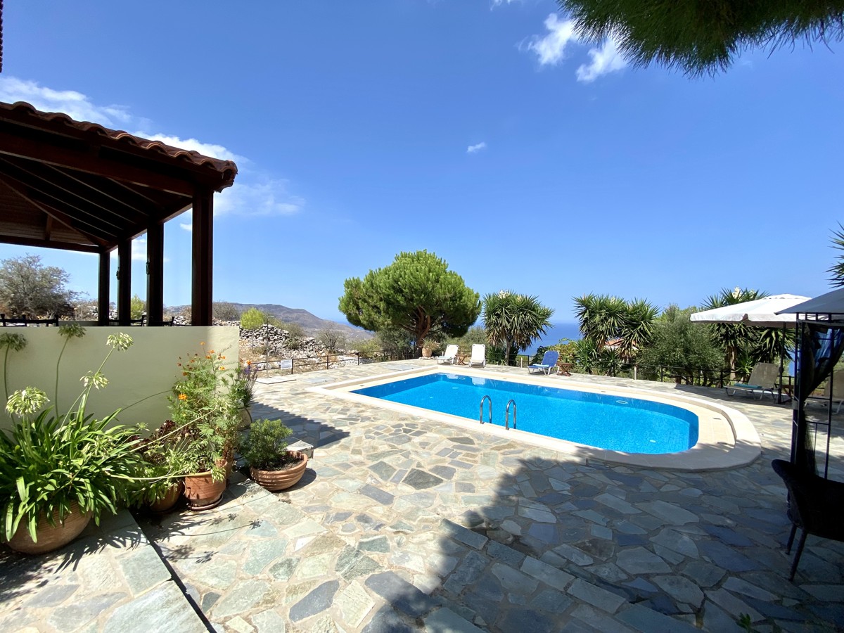 Fantastic Villa With Pool And Panoramic Sea Views For Sale In Kefalas CostAnitaVillas Cretan