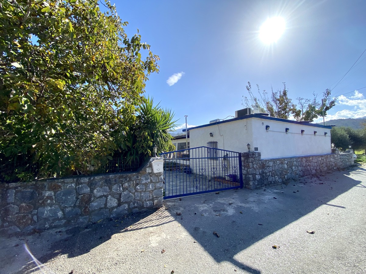 Detached Stone House With Beautiful Garden For Sale In Vryses