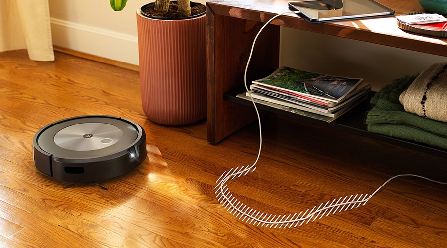 iRobot Roomba j7+ SelfEmptying Robot Vacuum Identifies and avoids
