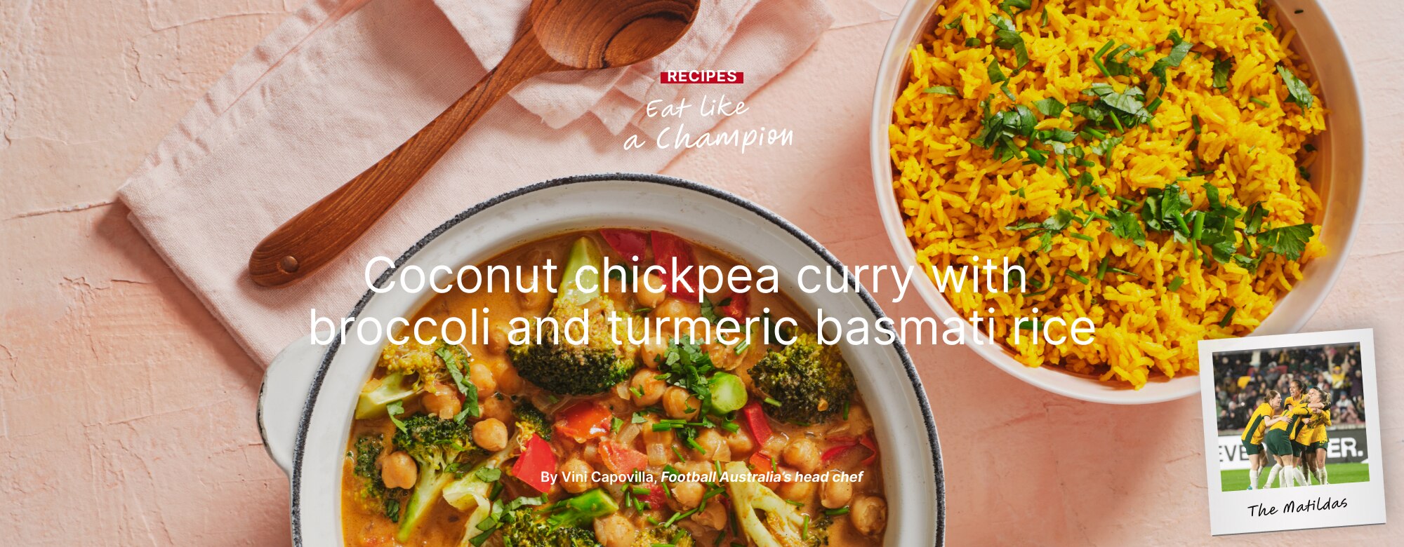 Coconut Chickpea Curry with Broccoli and Turmeric Costco Australia