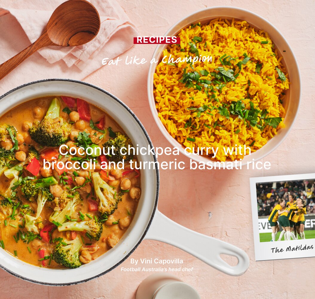 Coconut Chickpea Curry with Broccoli and Turmeric Costco Australia