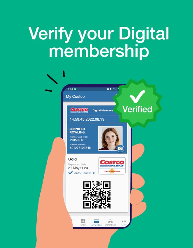 Digital membership Costco Australia