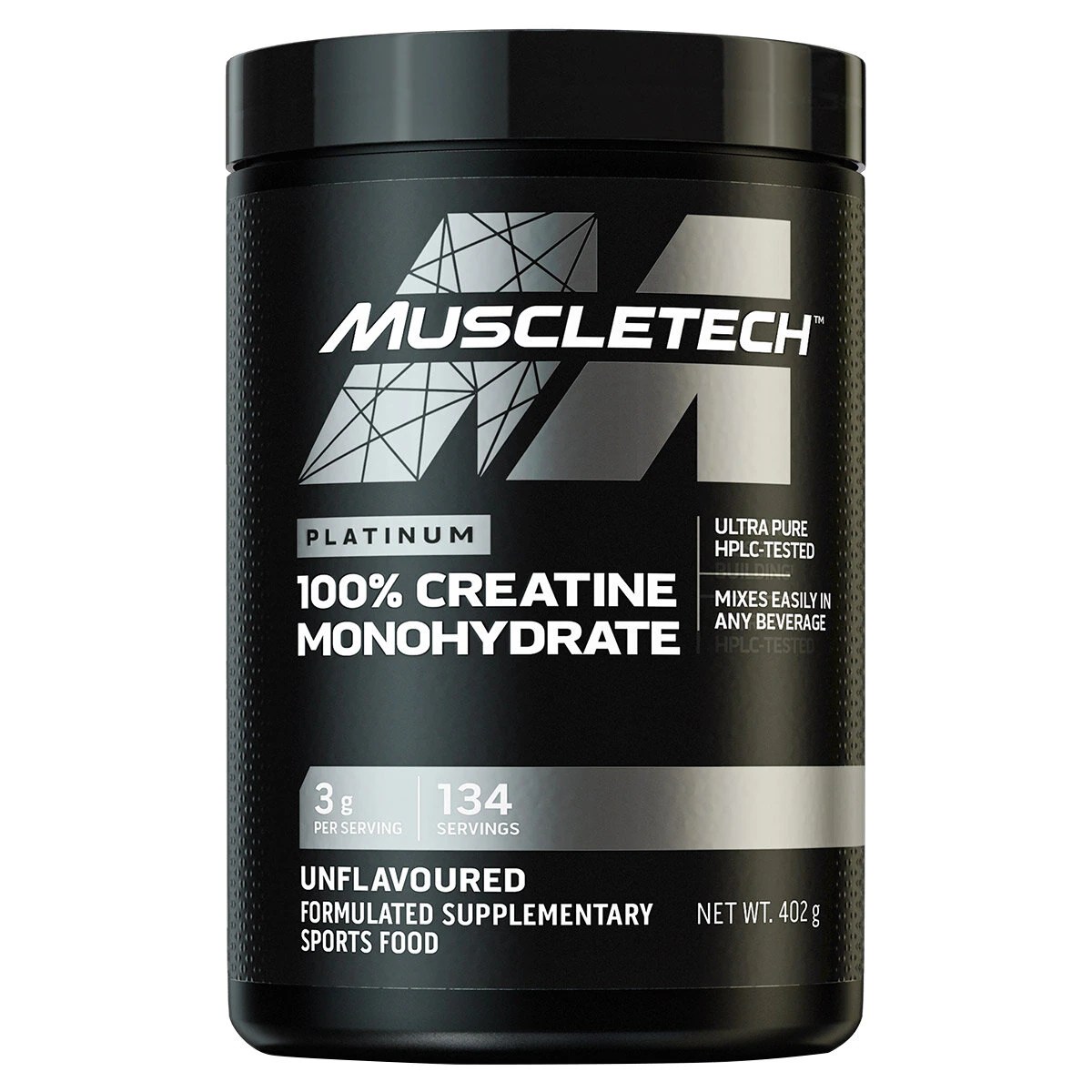 Muscletech 100 Creatine Monohydrate Unflavoured 402g C...